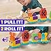 MEGA BLOKS Fisher-Price Toddler Building Blocks Toy Set, Move ‘n Groove Caterpillar Train with 24 Pieces, Ages 1+ Years