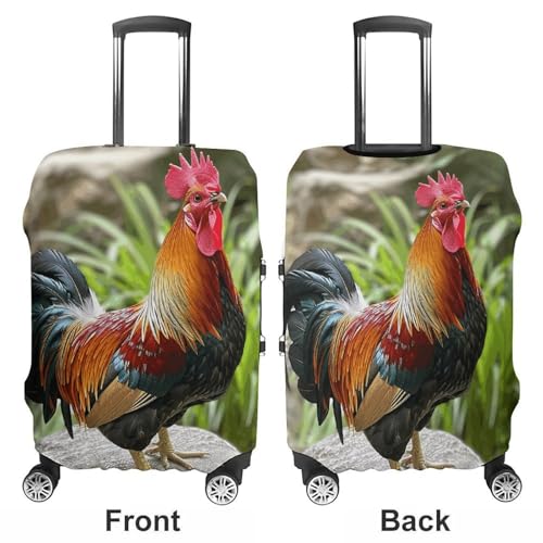 Travel Wheeled Suitcase Sleeve Dustproof Anti-scratch Cock on Rock Luggage Case Protective Cover For 19-32 Inch Luggage3