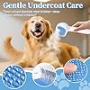 Pet Steam Brush for Dog & Cat - 3-in-1 Steam Grooming Brush for Shedding & Hair Removal - Self Cleaning Spray Comb with Mist for Long Haired Pets - Includes 1*Waterless Shampoo, Blue #3