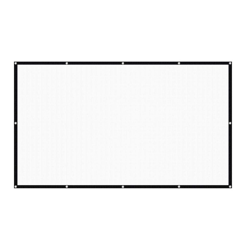 Pantalla de proyector portátil y plegable de 60 pulgadas para cine en casa 8