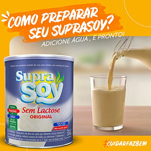 SUPRA SOY Alimento Em Pó Supra Soy Sem Lactose Original -300G