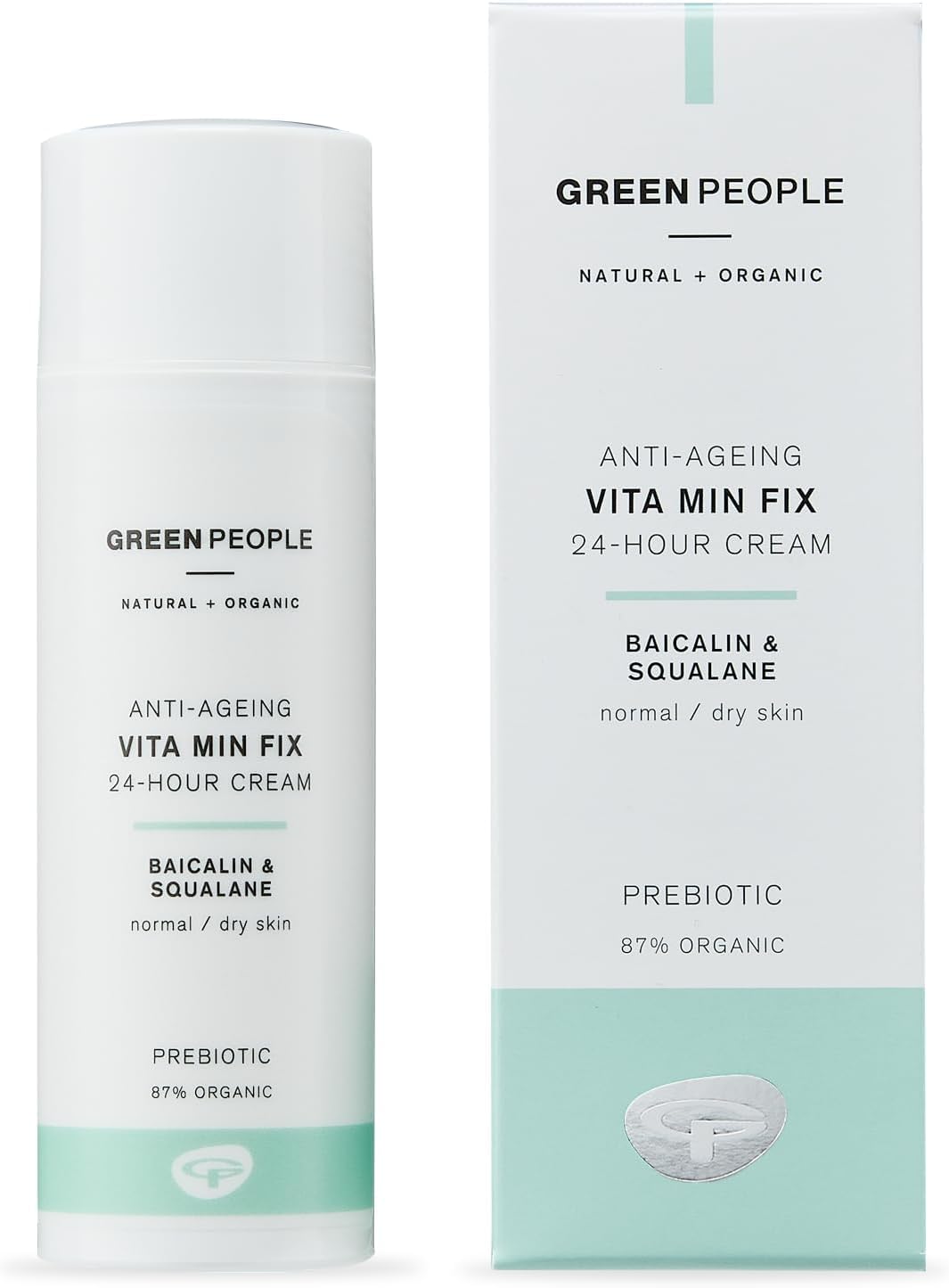 Crema de 24 Horas Green People libre de parabenos que restaura la piel seca 7
