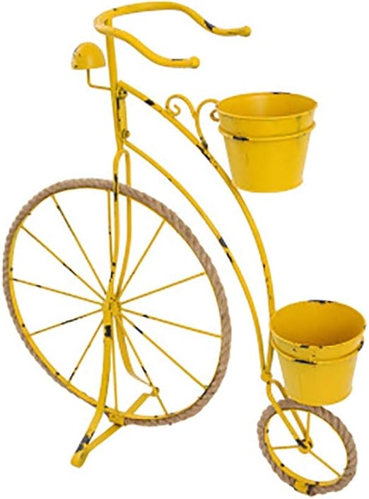 Amazon Co Jp 麻のロープ自転車花はバルコニー屋外の庭の装飾スタンド Diy 工具 ガーデン