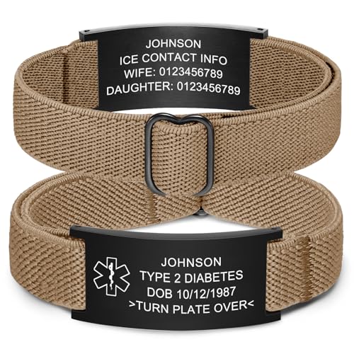 YOUNIFLARE �p�[�\�i���C�Y���f�B�J���A���[�g�u���X���b�g - �J�X�^�}�C�Y���ꂽ�L�k���̂���X�e�����X�X�`�[�����f�B�J��ID�u���X���b�g�A�A�����M�[�A���ǁA���A�a�A�Ă񂩂�̂��߂̈�Ï��̍���, One Size, �X�e�����X�|, ��΂Ȃ�