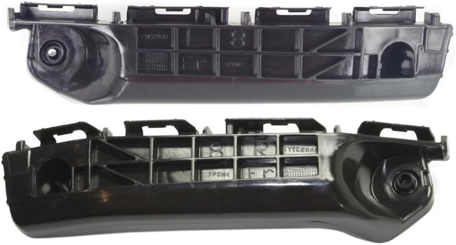 For Toyota Yaris 2012 2013 2014 Bumper Bracket Driver and Passenger Side | Pair | Front | Plastic | CE/L/LE/SE Model | Replacement For TO1032117, TO1033117 | 5253652081, 5253552111