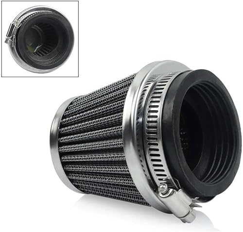 Vista 17 de Limpiador de filtro de aire de 1.378 in, cuello curvado en ángulo de 45 grados para 50 cc, 70 cc, 90 cc, 110 cc, 125 cc, PZ19, PZ20, Z50, Cb100