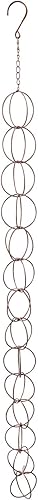 Cadena de lluvia de metal, cadenas de lluvia colgantes, cadenas de lluvia, cadena de lluvia decorativa, función de drenaje de campana, cadenas de