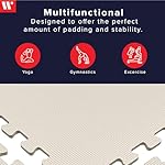 We Sell Mats 3/8" Thick Multipurpose EVA Foam Exercise Floor Mat, Interlocking Tiles, Anti-Fatigue for Home or Gym - Image 2