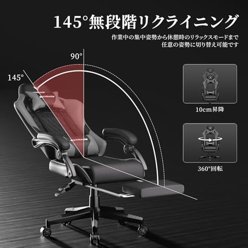 GXTRACE ゲーミングチェア GXT001 の商品画像 7