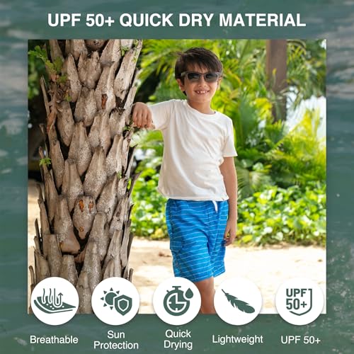 Image of Kanu Surf Boys' Avalon Quick Dry UPF 50+ Beach Swim Trunk