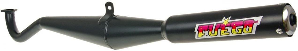 Auspuff Tecno schwarz für Puch Maxi Boss