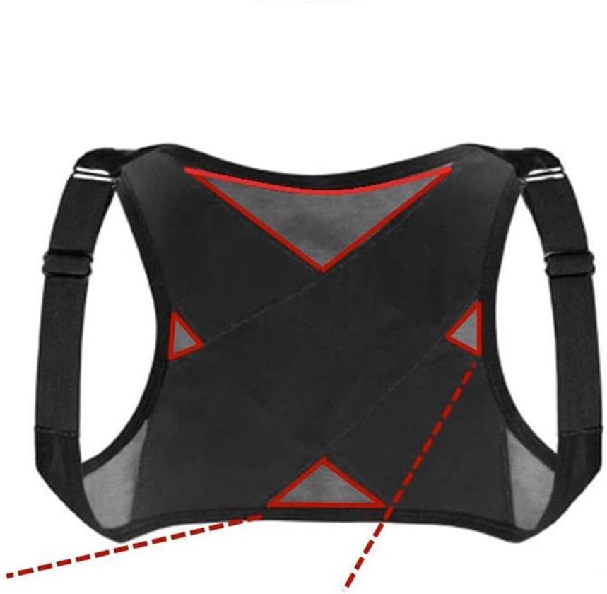 Corrector student hunchback corrective dress spinal artifact sitting posture thin invisible corrective posture belt(Medium)