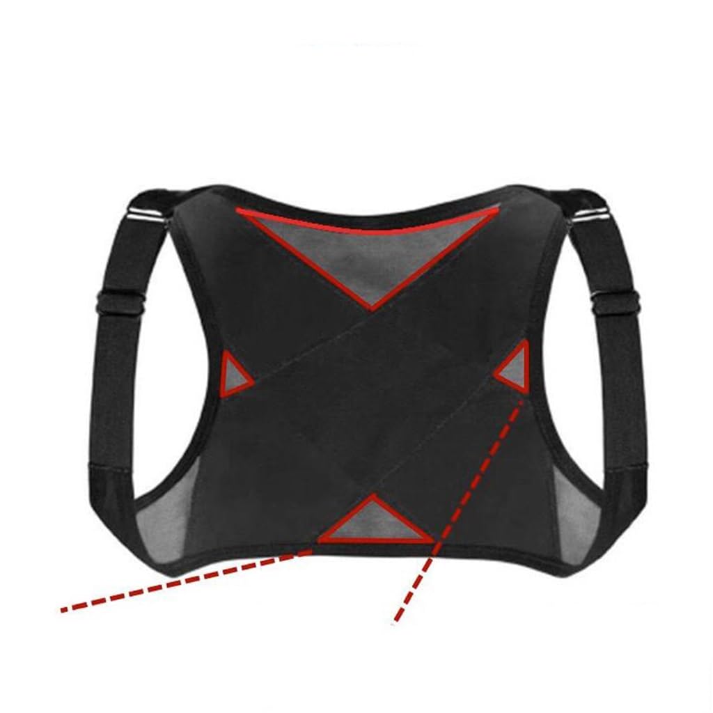 Corrector Student Hunchback Corrective Dress Spinal Artifact Sitting Posture Thin Invisible Belt(Medium)