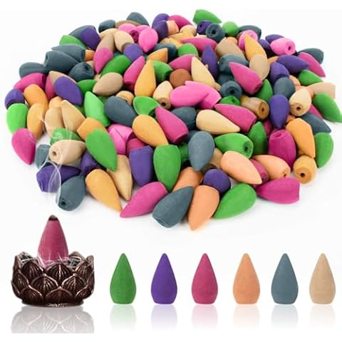 Sukh Backflow Incense Cones for Waterfall Cover