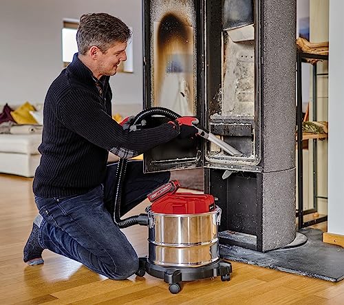 Original Einhell Fugendüse für Aschesauger (Aschesauger-Zubehör passend für TC-AV 1718 D und TC-AV 1720 DW, 18 cm lang, 36 mm Durchmesser, aus Aluminium)