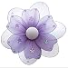 Hanging Flower Medium 8" Purple Lavender Multi-Layered Nylon Mesh Flowers Decorations Decorate Baby Nursery Bedroom Girls Room Ceiling Wall Decor Wedding Birthday Party Baby Shower Bathroom 3D Art DIY