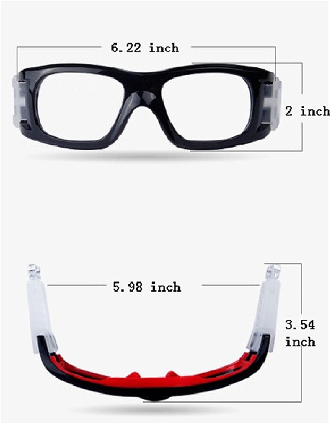 Sports Basketball Dribbling Goggles Safety Protective Glasses Eyewear for Adults Youth Football Volleyball Hockey Rugby
