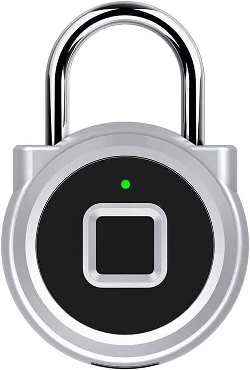 Fingerprint Padlock, USB Charge Smart Keyless Security Biometric Thumbprint Keyless Lock, Water Resistant, Suitable for Gym, Backpack, Luggage, School,