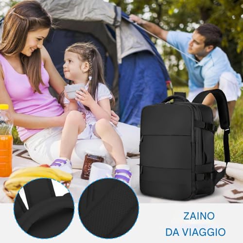 Mochila de viaje para evitar facturar equipaje con diseño impermeable 3