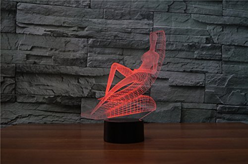 Créatif 3D Geste Nuit Lampe 16 Couleurs Changeantes Puissance Décorative Anniversaire