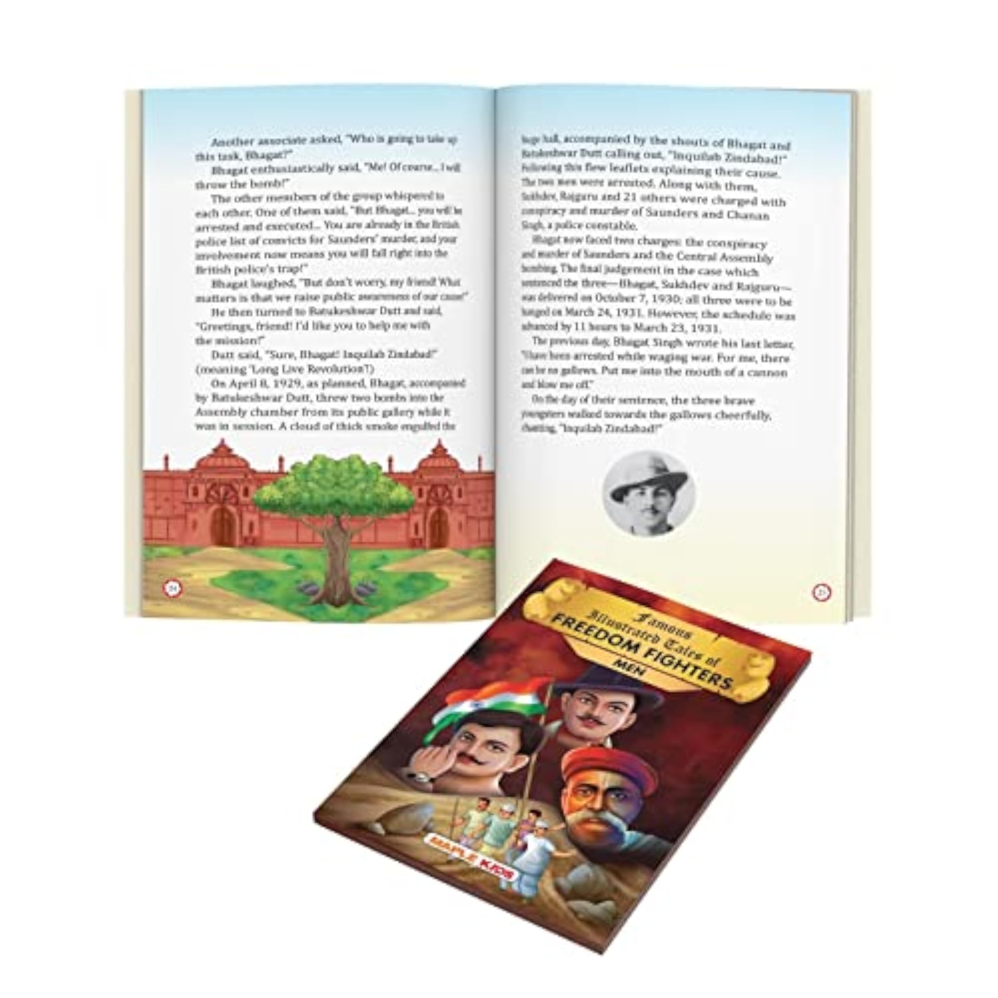 Indian Freedom Fighters Illustrated Story Book