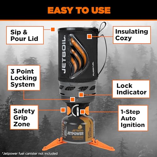 Flash 1.0L Rapid Boil System - Carbon Edition for Effortless Outdoor Cooking - Image 5