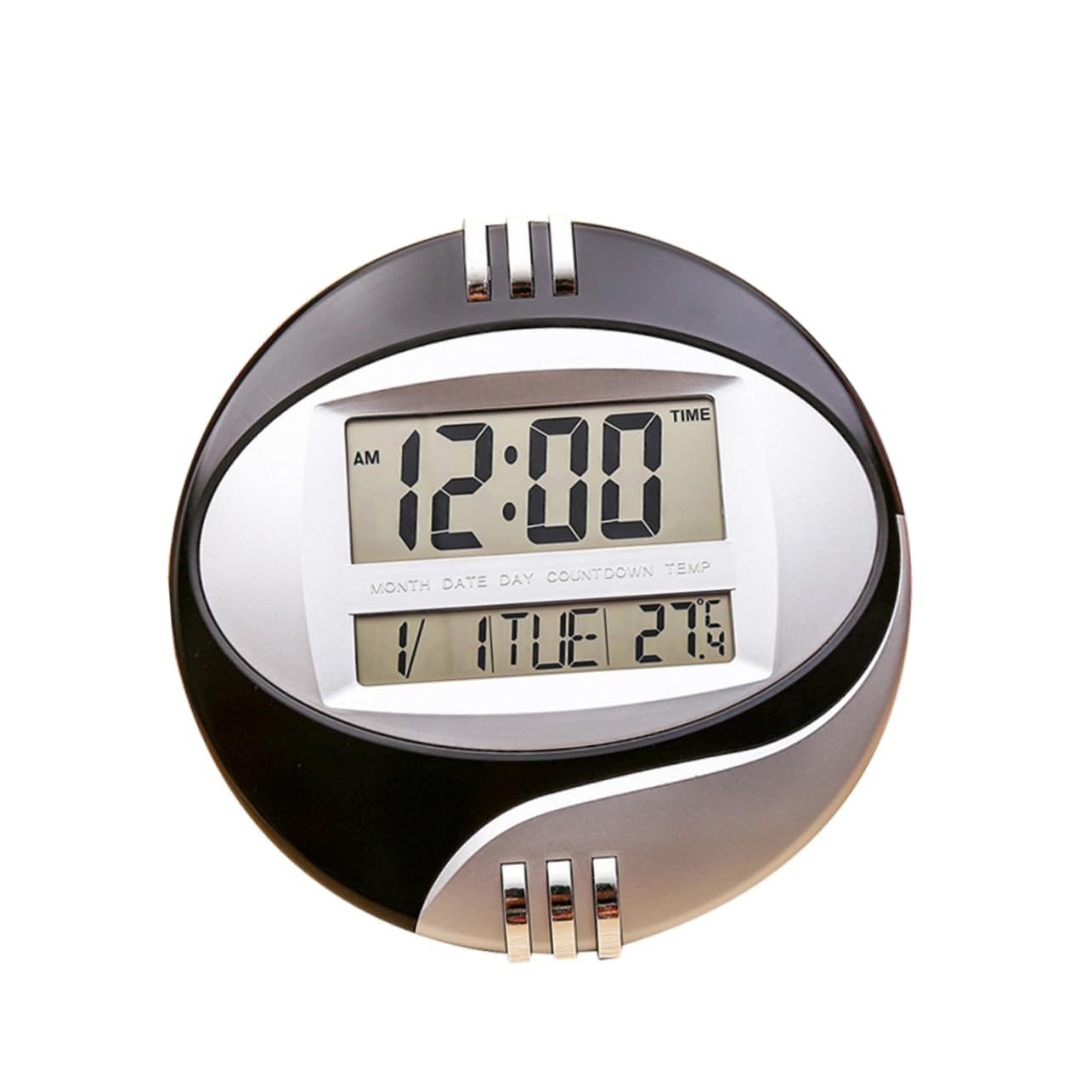 Horloge LED TOPBATHY contre l'air sec avec affichage température et réveil