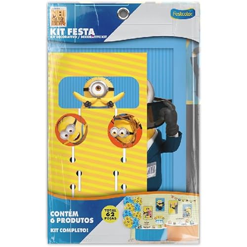 Kit Decoração de Festa Meu Malvado Favorito 4 - Festcolor