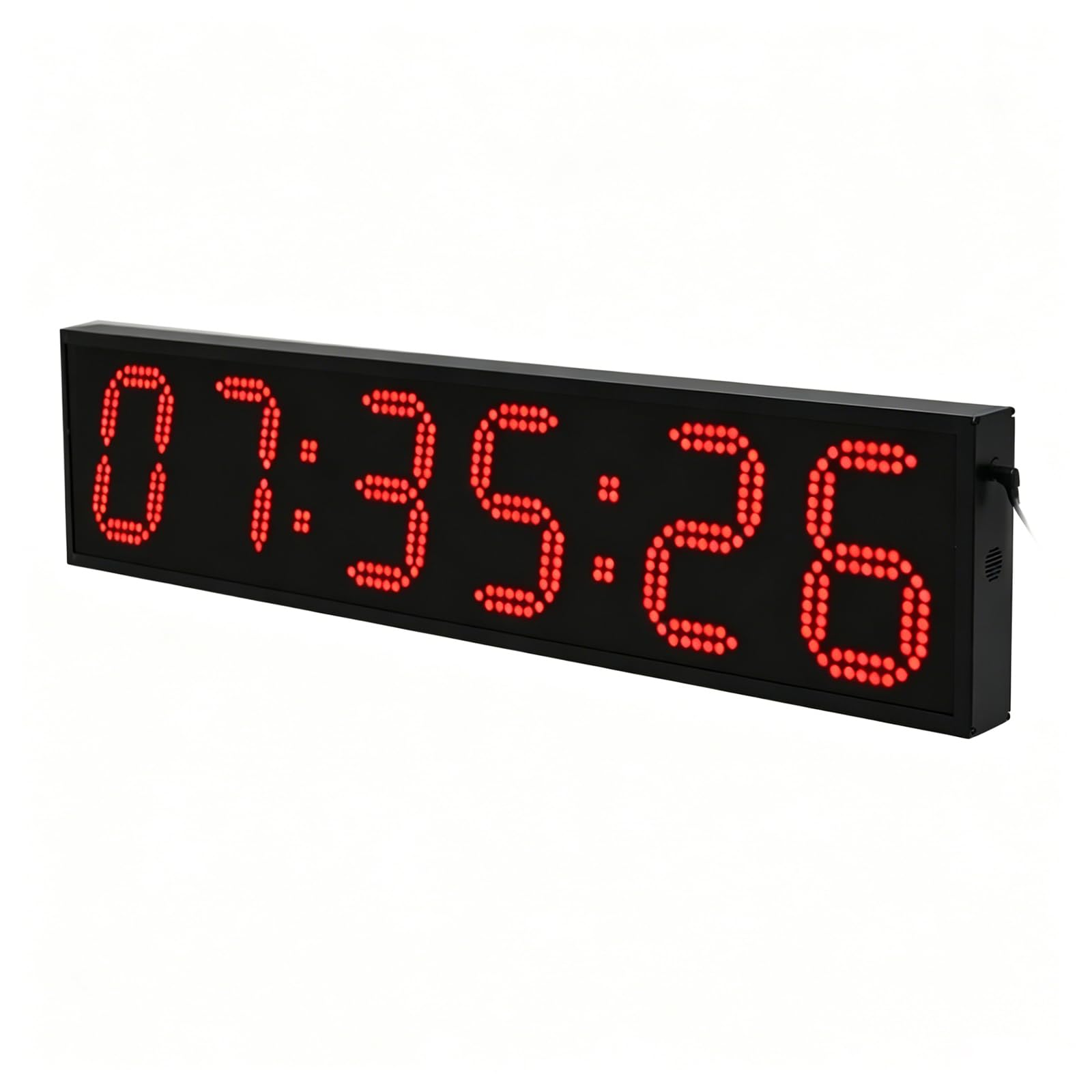 Timer digitale a LED, grande orologio conto alla rovescia a 6 cifre con funzioni ciclo e intervallo, memoria di spegnimento, lega di alluminio, per casa, palestra, cucina