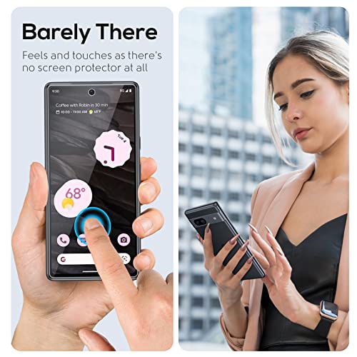 Egv 3 Pack Google Pixel 7A Screen Protector [Fingerprint Support] 9H Tempered Glass Screen Protector For Pixel 7A, Anti-Scratch, Bubble-Free #TOP4