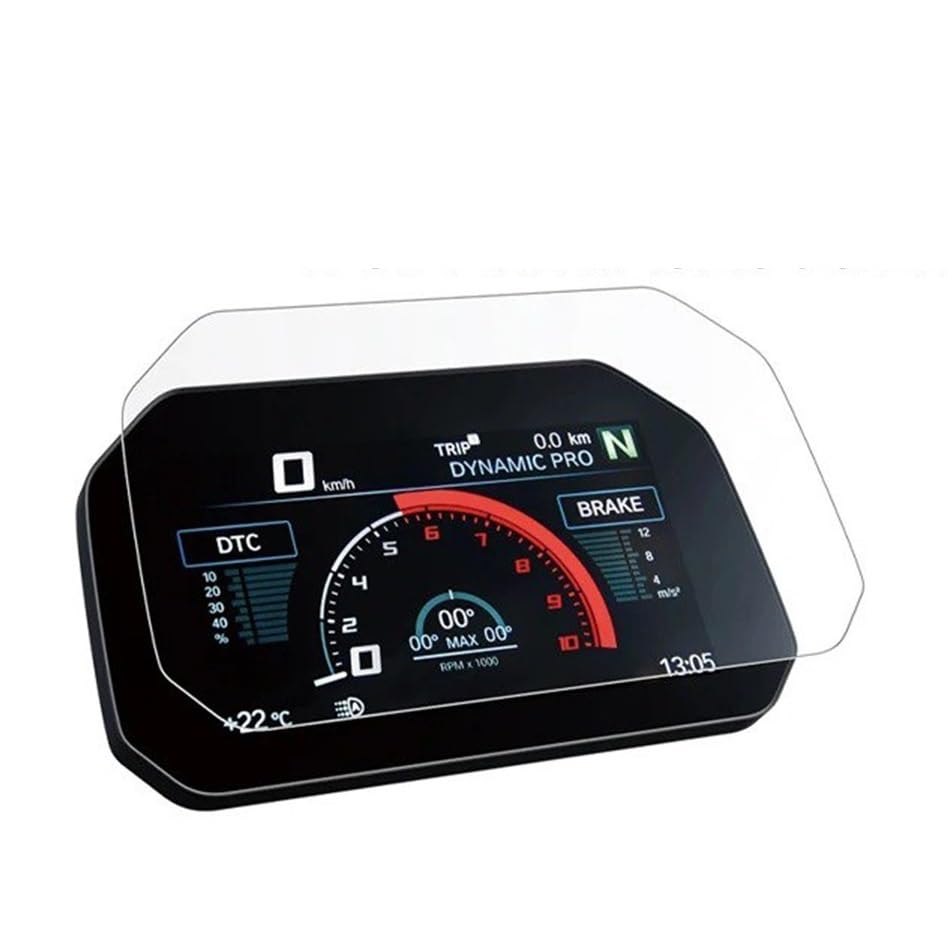 Film protecteur tableau de bord BMW S1000R S1000XR M1000R | Kit écran moto anti-rayures (2 SET)