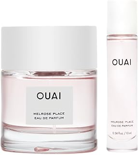 Melrose Place Eau de Parfum Set - Elegant Womens Perfume for Everyday Wear - Fresh Floral Scent, Notes of Champagne, Bergamot & Rose with Hints of Cedarwood & Lychee (2 Count, 0.34 Oz/1.7 Oz)
