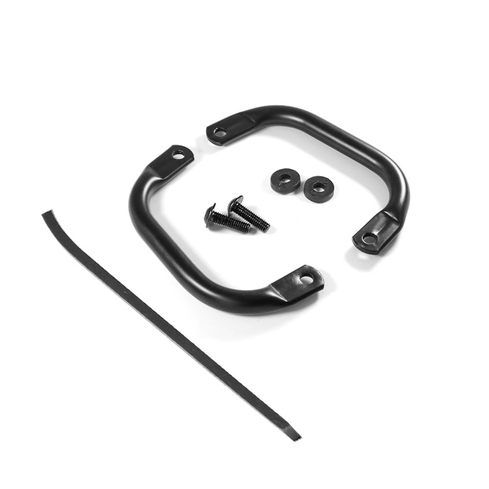Maniglione Posteriore per Vespa per Primavera 150 per Sprint 150 Accessori Sellino Passeggero Moto Maniglione Bracciolo Posteriore in Acciaio(Black)