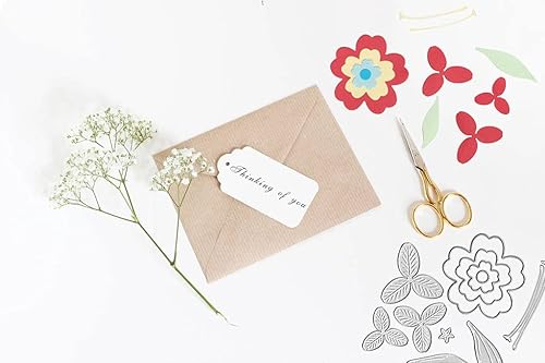 Miniatura 37 de Troqueles de corte de flores de metal para hacer tarjetas, patrón de simetría, hojas florales, troqueladas de flores de primavera, herramienta de 1