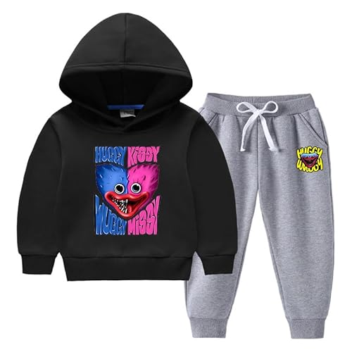 [ZMVS] �n�M�[���M�[ �p�[�J�[ Poppy Playtime �q���� �W���[�W �L�b�Y ���̎q �j�̎q �t �H�~���� 2�_�Z�b�g �g���[�i�[ �X�|�[�c�p���c �㉺�Z�b�g �K�[���Y �X�E�F�b�g �p���c ���w��130/90cm �j�����p �^����