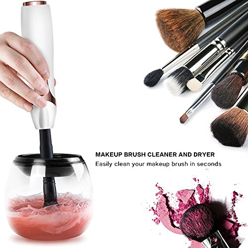 Solpow Makeup Brush Auto Cleaner Kit - Quick and Easy ,Completely Auto Washing and Dry Makeup Brush in Second