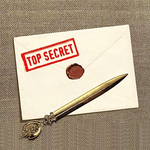4Pcs Vintage Letter Opener & Envelope Slitter Silver Envelope Opening Knife Mini Portable Cutter, Metal Retro Utility Knife Express Box Knife Mail Envelope Cutting Supplies Office Letter Opener #TOP2