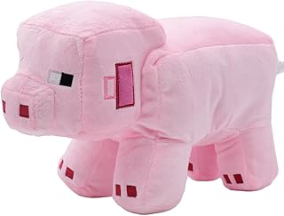 Minecraft Plush Toys Dolls Cute Plushies Dolls Toy Children's Doll,Pig characters Cartoon Birthday for Rag Doll Children's Toy, Soft Cute Stuffed Doll Game Figurine Plush Gift For Children, Party Gift