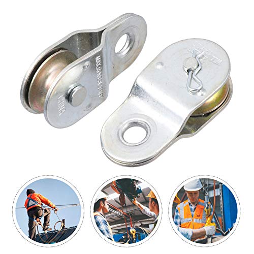 ULTECHNOVO 2 Pcs LAT Polia Da Polia Do Cabo de 360 Graus de Rotação Da Roda de Tração de Fixação DIY