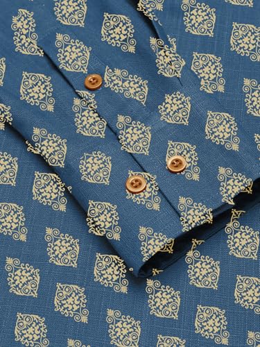 Image of BE ACTIVE Cotton Kurta for Men | Traditional and Classy Design | Indian Kurta | Full Sleeve Kurta