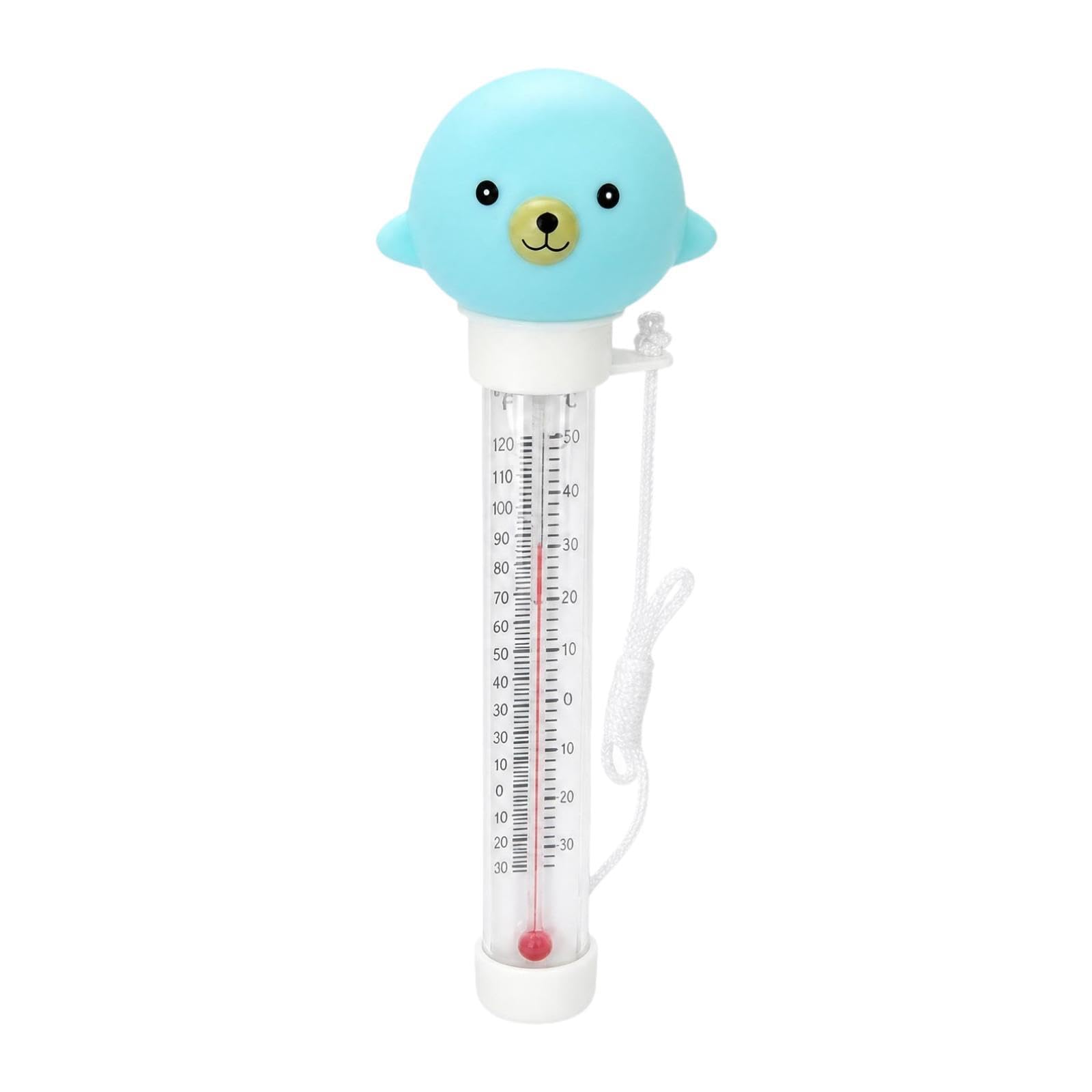 Floating Pool Thermometer Portable Water Thermometer for Pond Spas Hot Tubs 6x19.5cm Pufferfish-picture-20
