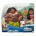 Moana Disney Doll with Maui Demigod Doll Figure, 4 Piece Little Petite Story Telling Gift Set for Girls Ages 3 and Up