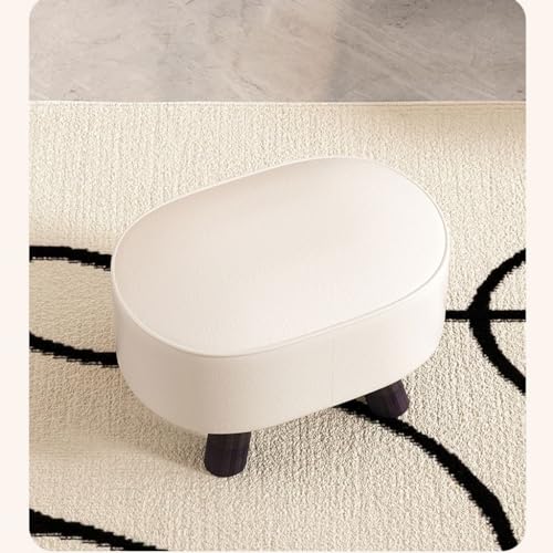Pequeño reposapiés otomano para el salón y rincón de lectura 7