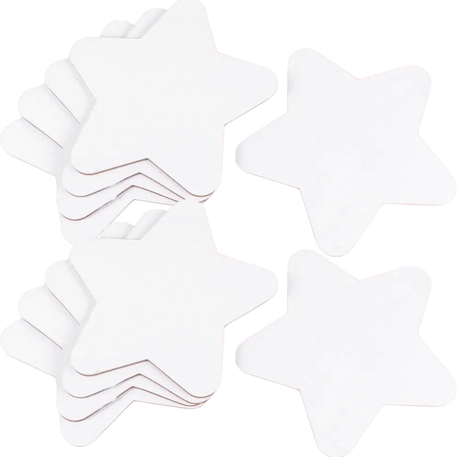 Tablero esquinas redondeadas de algodón blanco absorbente para óleo y pintura acrílica 10 piezas
