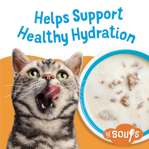 Friskies Purina Lil Soups Cat Food Topper, Tuna, 8 Count, 1.2 oz Cups - image 3