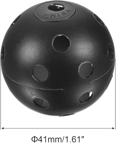 Miniatura 2 de PATIKIL Pelotas de práctica de golf, entrenamiento hueco de flujo de aire de plástico con agujeros para práctica de swing en interiores