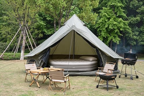 Carpa Bell Oxford para Camping Familiar, Yurt Amplia miniatura 4