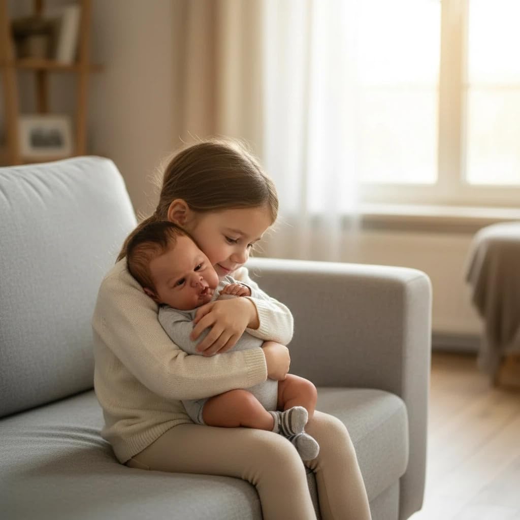 KAWAYII 20Inch Lifelike Reborn Baby Soft Vinyl Silicone Baby Doll Reborn Baby Realistic Gounchin Bebe Newborn Life Alive Babies Xmas Toy Gift for Kids Birthday