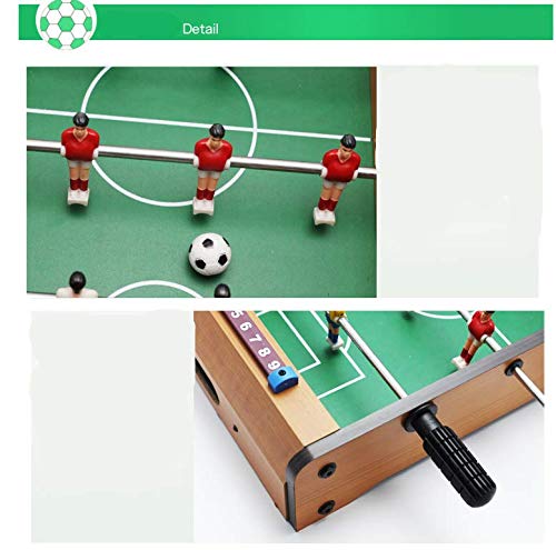 Foosball Table,Wooden Mini Tabletop Billiard Game,Easily Assemble Soccer Tabletop Competition Game,Tabletop Puzzle Finger Battle Athletic Soccer Football Game,Soccer Table For Arcades,For Family Game #TOP5