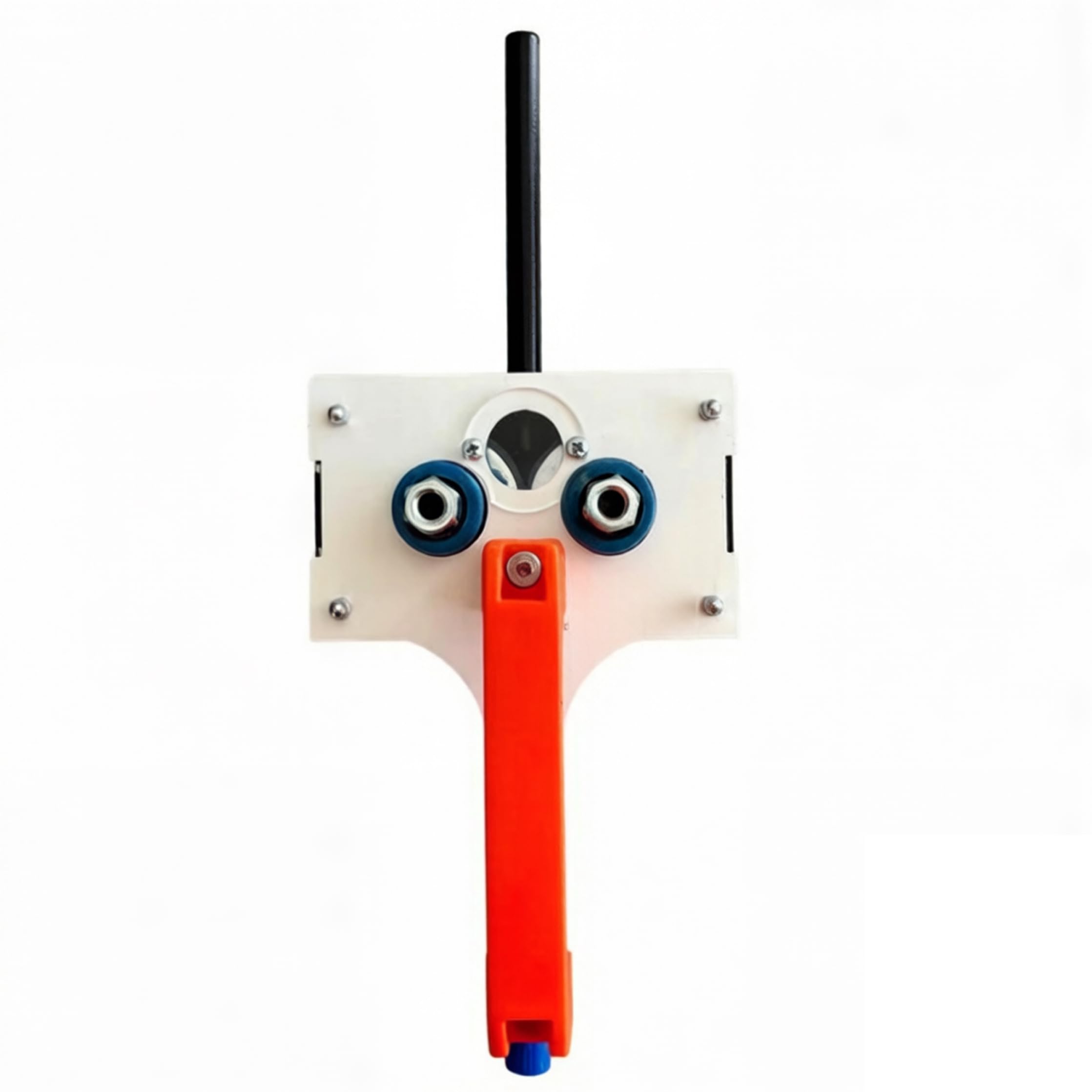 Cable Puller Through Wall Ergonomic Wire Pulling Tool for Complex Conduit Wall Wiring, Orange Handle